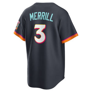 Nouveau Maillot de Baseball San Diego 3 Merrill 2026 pour Hommes, Broderie Cousue 23 Fernando Tatis Jr., T-shirt de Sport Respirant, Tenue de Fan - Product Image 3
