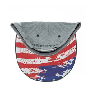 Vente d'usine, conception personnalisée, 6 panneaux, logo personnalisé, broderie, patch, casquette plate non structurée, style sportif, couronne plate - Product Image 4