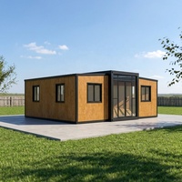 Maison mobile modulaire préfabriquée extensible et respirante LESEN pour hôtel, villa, camping et resort, au design moderne