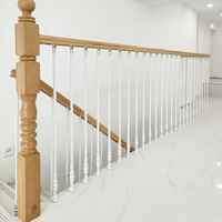 Rampe d'escalier en métal simple et personnalisée, idéale pour la décoration intérieure de villas, couleur personnalisable