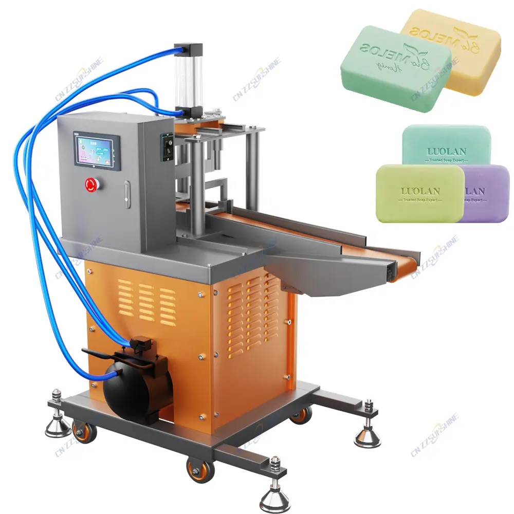 Automatischer Seifenschnitt in Bad / Seifen-Schneidemaschine mit Schwefel / Einfach zu bedienende Seifenherstellungslinie