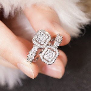 Anello Geometrico Regolabile per Donne, Elegante Gioiello da Dito per Matrimonio - Product Image 6
