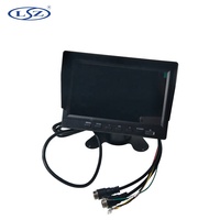 Moniteur de voiture TFT LCD LED AHD 7 pouces pour caméra HD portable 2 canaux 1080P avec entrée vidéo, nouveau système de surveillance de stationnement arrière pour véhicule