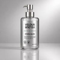 Étiquettes autocollantes en argent brossé personnalisées, texture métallique, autocollants imprimés pour l'emballage de produits de soin de la peau, de bain et de corps