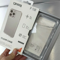 Coque de téléphone magnétique transparente 2-en-1 en acrylique cristallin résistant au jaunissement pour iPhone 17 Pro Max 16 Plus, antichoc