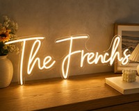 Enseignes néon LED extérieures en acrylique circulaire vierge pour noms de magasins, logos personnalisés, enseignes LED métalliques RGB, logo mural, lettres lumineuses extérieures