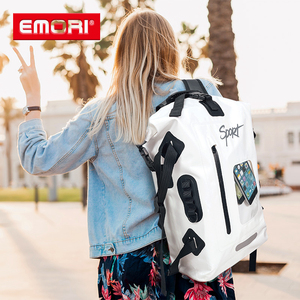 Alta calidad 500D PVC Durable 25L 35L Mochila seca flotante impermeable con ventana transparente - Product Image 6