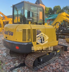 Miniexcavadora Komatsu usada, Komatsu PC56, excavadora hidráulica de cadenas Komatsu usada, excavadora de 5 toneladas - Product Image 2