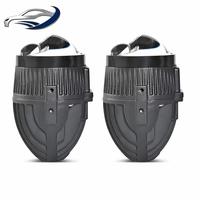 Projecteur de feux antibrouillard LED laser simple 2,0 pouces 110W 6000K à double faisceau 12V pour Honda Toyota