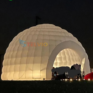 <span class=keywords><strong>Tenda</strong></span> Gonfiabile a Igloo Portatile per Discoteca, Feste, Matrimoni ed Eventi, in Tessuto Oxford Bianco con <span class=keywords><strong>LED</strong></span> - Product Image 3