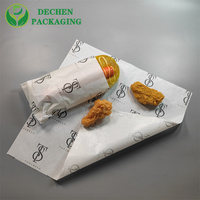 Maßgefertigtes Öl- und Feuchtigkeitsbeständiges PE-beschichtetes Waben-Deli-Pergamentpapier Lebensmittelechtes Sandwich-Burger-Schawarma-Snack-Verpackungspapier