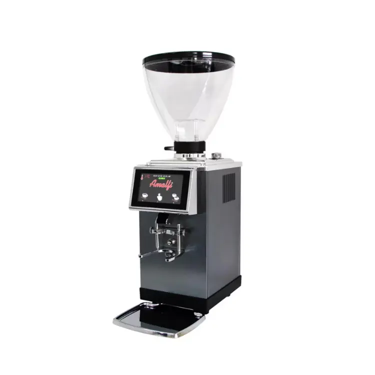 مطحنة قهوة اسبريسو تعمل باللمس, مطحنة قهوة اسبريسو تعمل باللمس مع لدغ تيتانيوم 83 مللي متر ومطحنة قهوة أوتوماتيكية للمقهى الصغير