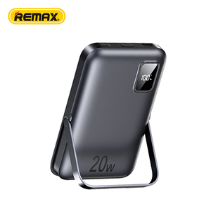 <span class=keywords><strong>Power</strong></span> Bank 3 in 1 da 15W per Ricarica Wireless di Auricolari e Orologi, 10000mAh Magnetico con Supporto Pieghevole RPP-695 - Product Image 1