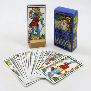 Cartas de <span class=keywords><strong>tarot</strong></span> originales impresas personalizadas de fábrica, cartas de <span class=keywords><strong>tarot</strong></span> del horóscopo pastel anotadas de Estilo negro del fabricante para principiantes - Product Image 5