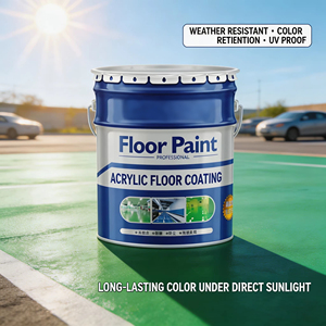Peinture acrylique à base d'eau pour sols de terrain de basket-ball, imperméable, antidérapante, résistante au soleil, revêtement en silicone pour terrains de sport extérieurs - Product Image 3