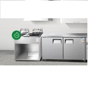 Friteuse électrique à double réservoir WOOSUNG EFS20S, corps en acier inoxydable, grande capacité, machine à frire profond, cuisine commerciale pour restaurant - Product Image 1