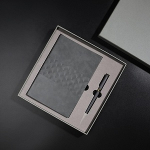 Ideas de Regalos Personalizados para Empleados Negros, Juego de Regalo Corporativo 2 en 1 con Cuaderno A5 y Bolígrafo para Pequeñas Empresas de Detallado - Product Image 4