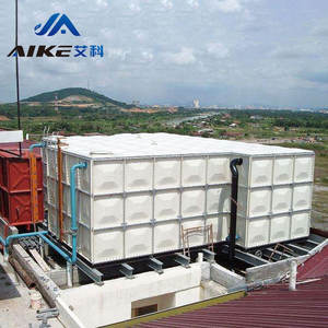 Aike Vente directe abordable de haute qualité résistant aux chocs de grande capacité économique SMC GRP FRP réservoirs de stockage d'eau - Product Image 3