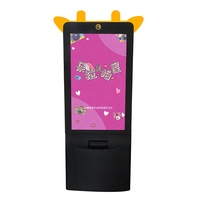 Kiosque photo portable 360° de luxe avec miroir de réalité augmentée, écran tactile 21,5 pouces, imprimante selfie en libre-service, multi-joueurs
