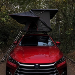 Ngoài trời không thấm nước du lịch SUV Xe vỏ cứng Roof Top lều cho 2-3 Người cắm trại trên mái nhà lều Z nhôm với Skylight - Product Image 3