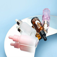 Flacon compte-gouttes en verre ambré pour cosmétiques, 5ml, 10ml, 15ml, 20ml, 30ml, 50ml, 100ml, multicolores, pour huiles – Offre Spéciale