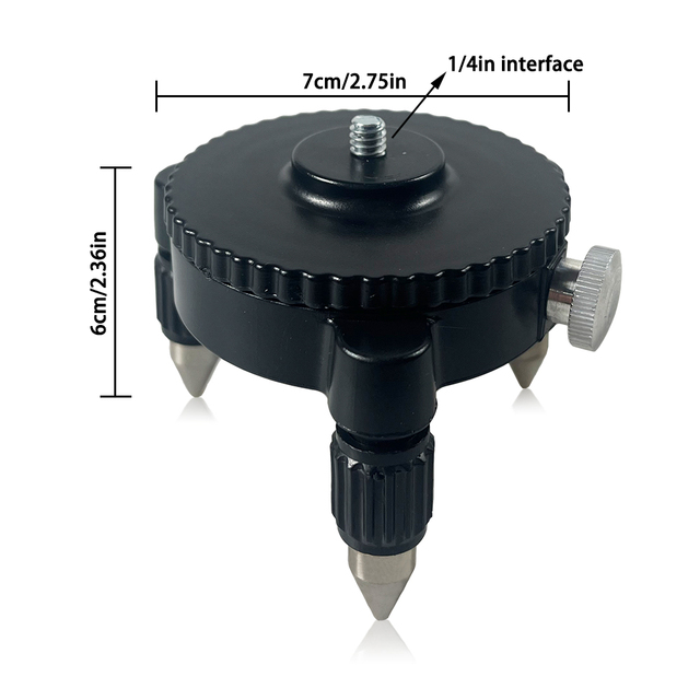 Laser Level Tripod RT2 Bracket Base 360 Degree Rotating Fine Adjustment Tool