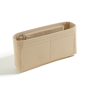 กระเป๋าเครื่องสำอางอเนกประสงค์ผู้หญิงผ้าสักหลาดใส่กระเป๋าถืออเนกประสงค์กระเป๋าเดินทางอเนกประสงค์กระเป๋าใส่อุปกรณ์เสริม - Product Image 5