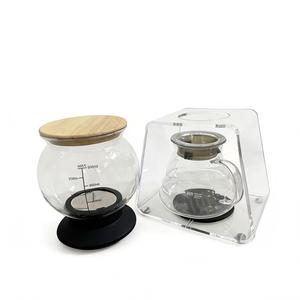 Teiera in Vetro Portatile con Filtro Rimovibile, Teiera Compatta in Borosilicato per Viaggi e Uso all'Aperto, Facile da Trasportare e Conservare - Product Image 3