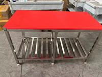 Station de lavage de table de nettoyage de planche à découper de poisson en acier inoxydable personnalisée