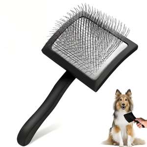 Wholesale 1 Inch Long Pins Plastic <b>Pet</b> Hair Grooming & Cleaning Shedding Slicker <b>Brush</b> for Dog and - Product Image 1