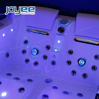 JOYEE salle de bain classique 2 personnes acrylique hydropulseur bain à remous massage intérieur baignoire à jets baignoire cascade à bas prix