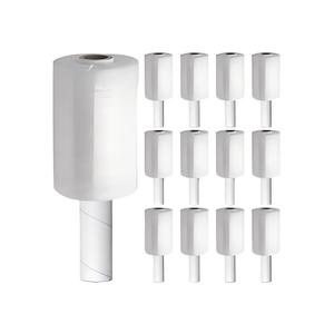 Rouleau de film étirable rétractable en PEHD Huamaohengchun pour déménagement/emballage, usage intensif, lot de 12, 5 po x 1000 pi, épaisseur 80 gauge, pour meubles - Product Image 1