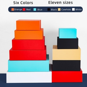 Cajas de Embalaje Plegables para Sets de Regalo, ODM, Caja de Regalo Magnética Plegable de Una Pieza, Caja de Regalo de Cartón Plegable Reciclable, Negra y Blanca - Product Image 5