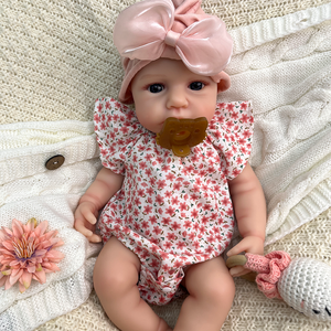 Muñecas Bebé <span class=keywords><strong>Reborn</strong></span> de Silicona de 19 Pulgadas, Niña Pequeña, con <span class=keywords><strong>Ojos</strong></span> Brillantes, Boca Abierta, Estilo de Juguete Suave para Guarderías, con Cabello a la Moda - Product Image 2