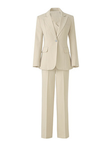 Completo <span class=keywords><strong>da</strong></span> Donna 2025 Nuovo Stile Autunno-Inverno, Tailleur Professionale alla Moda, Blazer con Pantaloni a Gamba Larga, Abito Formale Tre Pezzi - Product Image 1