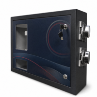 Dernière machine distributrice mécanique durable sans espèces avec système de paiement sécurisé par jetons et pièces, armoire métallique robuste pour usage commercial