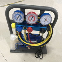Pompe à vide à palettes rotatives scellée à l'huile HVAC haute performance pour récepteur de liquide réfrigérant