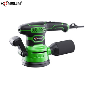 <span class=keywords><strong>Lijadora</strong></span> Orbital Aleatoria de Velocidad Variable KONSUN de 450W, 125mm, Eléctrica con Cable, 230V, para Bricolaje y Carpintería, Ideal para Lijar Curvas y Contornos - Product Image 1