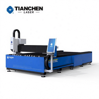 Machine de découpe laser à fibre CNC pour métaux 1000W avec commande Cypcut, servomoteur Yaskawa, refroidissement par eau, configuration 3 axes