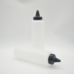 Wholesale Transparent PE Plastic Sauce Bottle Glue Bottle Squeeze Bottle for Ketchup Marinades Glue 60ml 120ml 180ml - Product Image 2