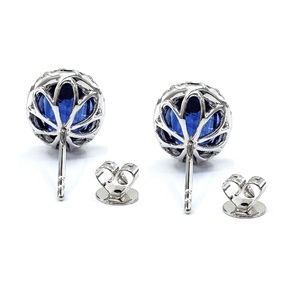 Bijoux fins élégants, bonne qualité, fournisseur 18k, or blanc massif, diamant de haute qualité, bijoux en Kyanite, boucle d'oreille pour dame - Product Image 3