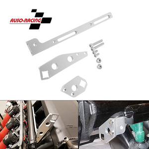 Auso-Racing <b>Throttle</b> Body <b>Cable</b> Bracket 551446 551447 Aluminum Alloy For Chevrolet LS1 Intake J6G8 - Product Image 1