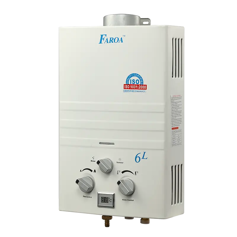 5L-20L Hot Sale Competitive Price Flueless Pakistan Golden Supplier Open Flue Type Delicate Appearance Instant Natural Gas Water