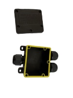 Boîtier de jonction étanche IP68 en nylon de type H à 4 voies E-Weichat, modèle gravé au laser EW-M2068L-H pour éclairage LED extérieur