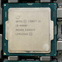 CPU Intel Core I3-6098P LGA1151 Dual-Core Bekas (3.6GHz, 54W) Kualitas Tinggi Original (Grosir)