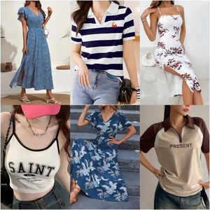 Vestido Largo de Verano Elegante y Casual para <span class=keywords><strong>Mujer</strong></span>, Estilo Europeo Americano, Manga Corta, Cuello Camisero, Botones, Lavable, Natural - Product Image 2