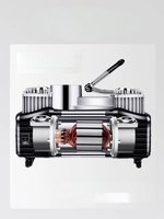 Pompe Gonflable Double Cylindre 12V pour Compresseur d'Air, Gonfleur de Pneu avec Boîte à Outils, Pression d'Air 150psi, Emballée dans une Boîte, Nouveauté