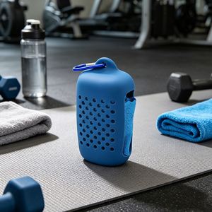 Étui de rangement portable pour serviettes, écologique, avec logo personnalisé, pochette en silicone réutilisable à refroidissement rapide pour adultes, nouveau design - Product Image 1