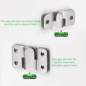 <span class=keywords><strong>Staffa</strong></span> <span class=keywords><strong>di</strong></span> <span class=keywords><strong>Bloccaggio</strong></span> a Incastro per Divano Letto Gancio per Cornice Accessori per Appendere Foto Cerniere in Metallo Connettore Interno Ferramenta per Mobili - Product Image 4