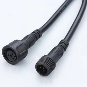M12 Mini Waterdichte Plug 2-Pins, 3-Pins, 4-Pins En 5-Pins Outdoor Led Strip Waterdicht Mannelijk En Vrouwelijk Verlengsnoer - Product Image 5